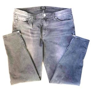 Hudson Nico Midrise Super Skinny Slate Jeans Sz 31